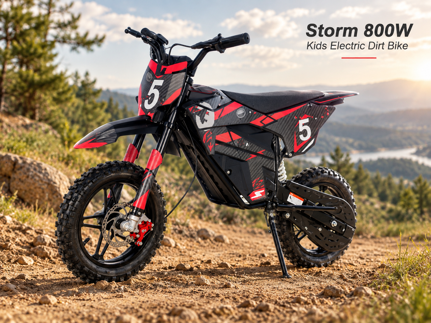 Storm 800W Kids Electric Dirt Bike